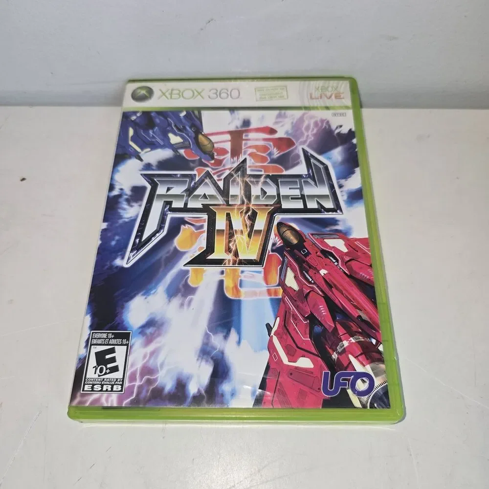 Raiden IV (4) (Microsoft Xbox 360) CIB Complete with Case / Manual + Sound Track
